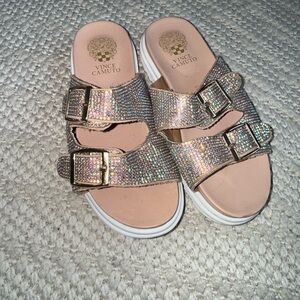 Vince Camuto Kids Sparkling Sandals - Silver and Gold